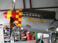 N151MW @ CNO - All covered up in her hanger - by Helicopterfriend