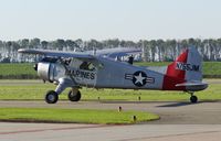 N755JM @ EHLE - Heading to the runway for take off. - by Jan Bekker