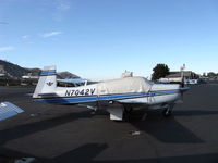 N7042V @ SZP - 1976 Mooney M20F EXECUTIVE, Lycoming IO-360 A&C 200 Hp - by Doug Robertson