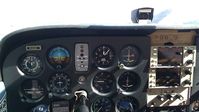 N1418V @ KBVY - N1418V panel. - by Samuel D.