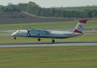 OE-LGJ @ LOWW - Austrian Arrows Bombadier DHC 8 - by Thomas Ranner