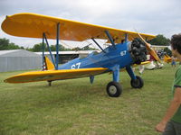 N5635V @ 2TE2 - At Flying Oaks Tx Prepping for Stearman Memorial Day Fly Over in Fort Worth - by E.Oltheten