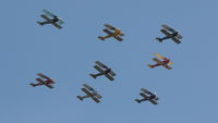 G-ANEM @ EGSU - 4. G-ANEM with the Tiger Nine Team at Duxford's Autumn Air Show, October 2011. (Sadly, only eight members could attend.)