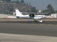 N7544T @ POC - Taxiing eastbound on taxiway Sierra enroute runway 26L - by Helicopterfriend