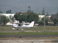 N7544T @ POC - Lifting off from runway 26L headed westbound - by Helicopterfriend