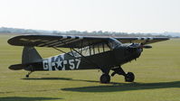 G-AKAZ @ EGSU - G-AKAZ at Duxford Autumn Air Show, October, 2011