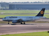 D-AIBA @ EHAM - Taxi to the runway of Schiphol Airport - by Willem Goebel