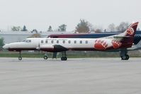 C-GAFQ @ CYKF - 1996 Fairchild SA227-DC, c/n: DC-890B of Bearskin Airlines - by Terry Fletcher