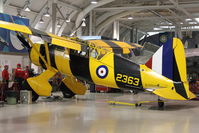 C-GCWL @ CYHM - 1942 Canadian Car & Foundry LYSANDER, c/n: 1202 at Canadian Warplane Heritage Museum - by Terry Fletcher