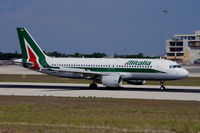 EI-DSU @ LMML - A320 EI-DSU Alitalia - by raymond