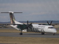 N502LX @ BIL - Frontier Airlines Dash 8 @ BIL
