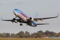 G-FDZF @ EGSH - Departing EGSH. - by Matt Varley