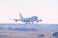 73-1676 @ KCID - Approaching runway 27 for touch and go - by Glenn E. Chatfield