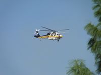 N190LA @ PAI - Assisting with the Brush Fire on the fringe of a quiet neighborhood in the north end of the San Fernando Valley at 11880 Terra Vista Way. N/E of Barton/Whiteman air space - by Helicopterfriend
