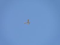 N612AP @ POC - Banner puller east of Brackett, flying southbound - by Helicopterfriend