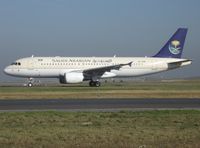 HZ-ASB @ LFPG - Since Saudi Arabian moved from Terminal 1 to Terminal 2A, the fleet members rarely use runway 09R for taking off