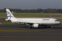 SX-DVH @ EDDL - Aegean Airlines, Airbus A320-232, CN: 3066, Name: Nostos - by Air-Micha