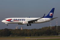 OK-TVL @ EDDL - Travel Service, Boeing 737-8FN (WL), CN: 37076/3147 - by Air-Micha