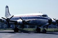 N4989K @ KPTK - Sept. 1995 - Contract Air Cargo DC-4/C-54 parked at PTK - by John Meneely