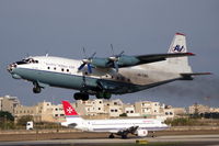 UR-CBG @ LMML - An12 UR-CBG Aerovis departing Runway31 in Malta. - by raymond