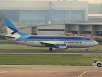 ES-ABK @ AMS - Ready for take off from Schiphol Airport - by Willem Goebel