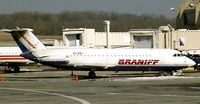 EI-BWJ @ KMCI - Photo taken in March 1990 when this One Eleven was still in service. - by John Meneely