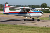 N5866E @ KVTA - Departing the EAA Fly-in at Newark, Ohio