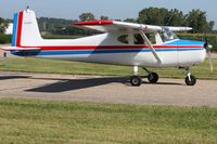 N5866E @ KVTA - Departing the EAA Fly-in at Newark, Ohio
