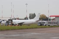 F-GIXR @ EGSH - Sat on stand 7 unloading stage equipment for Coldplay's gig at the UEA. - by Matt Varley