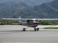N5227Q @ SZP - 1971 Cessna 150L COMMUTER, Continental O-200 100 Hp, taxi - by Doug Robertson