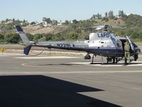 N228LA @ POC - On the helipad and waiting for fuel truck - by Helicopterfriend