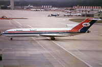 4W-ACG @ EGKK - Taxiing in at LGW. This 727 was written off in a landing accident at Asmara on Aug. 1, 2001.