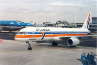 PH-AHE @ EHAM - Icelandair , B757 lsd from Air Holland - by Henk Geerlings