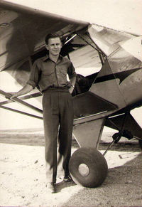 N21674 - Scan of an old family photo. Could this be the same aircraft when it was new? The Photo was dated October 13, 1940 when the registration number was NC 21674. - by Clinton S