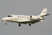 G-OMEA @ EGCC - Marshall Executive Aviation - by Chris Hall