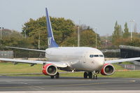 LN-RCN @ EGCC - Scandinavian Airlines - by Chris Hall