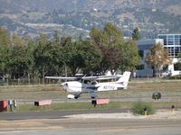 N577FA @ POC - Rolling westbound on runway 26L - by Helicopterfriend