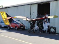 N55TF @ POC - Parked at hanger undergoing repairs - by Helicopterfriend