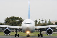OY-VKF @ EGCC - Thomas Cook Airlines Scandinavia - by Chris Hall