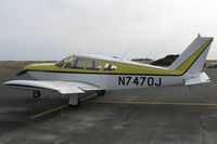 N7470J @ KGDB - Piper PA-28R-180 Cherokee on the line in Granite Falls, MN. - by Kreg Anderson