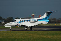 G-VKGO @ EIDW - ex M-KICK. This Phenom is seen about to depart off Rwy 28 at EIDW.