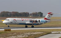 OE-LVM @ LOWW - Austrian Fokker 100 Austrian Ski Team