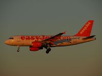 G-EZEA @ AMS - Landing on Schiphol Airport on runway 18C - by Willem Goebel