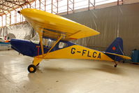 G-FLCA @ EGBE - At Airbase Museum at Coventry Airport - believed to be the only example of this type in Europe - by Terry Fletcher