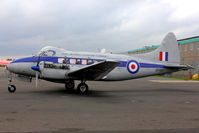 G-DHDV @ EGBE - At Airbase Museum at Coventry Airport - by Terry Fletcher