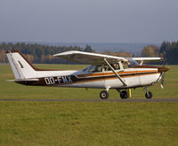 OO-FMX @ EBSP - Climbing up the hill, via taxiway, out off rwy 23 (just landed), to the parking lot and hangar. - by Philippe Bleus