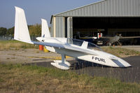 F-PURL @ LFMT - Typical position of LongEze or VariEze canards when not flying or taxiing. This one has got a Lycoming with 150 HP. Thanks to Walter P. for his warm welcome.