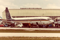 N725CA @ KMIA - Stored at KMIA. Faded Bangladesh Biman titles are visible on the upper fuselage. - by John Meneely