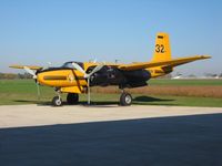 N381EC @ I74 - On the ramp at the Champaign Aviation Museum - Urbana, Ohio. - by Bob Simmermon
