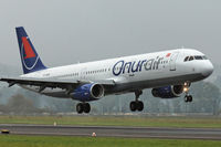 TC-OAK @ LOWL - Onur Air Airbus A321-231 final approach to RWY 08 LOWL/LNZ - by Janos Palvoelgyi